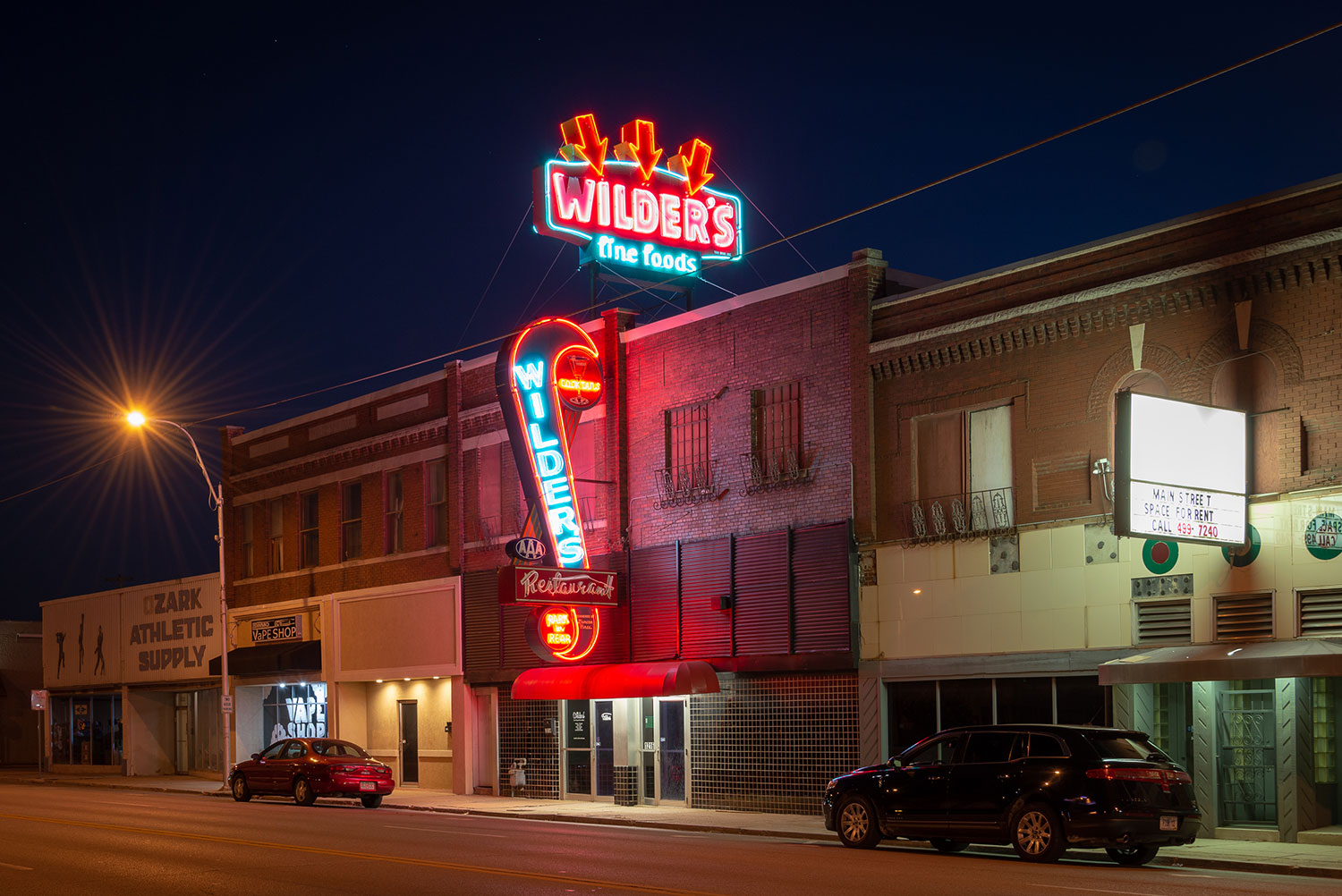 fine art photograph of vintage neon sign